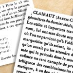 Sur les traces de Clairaut